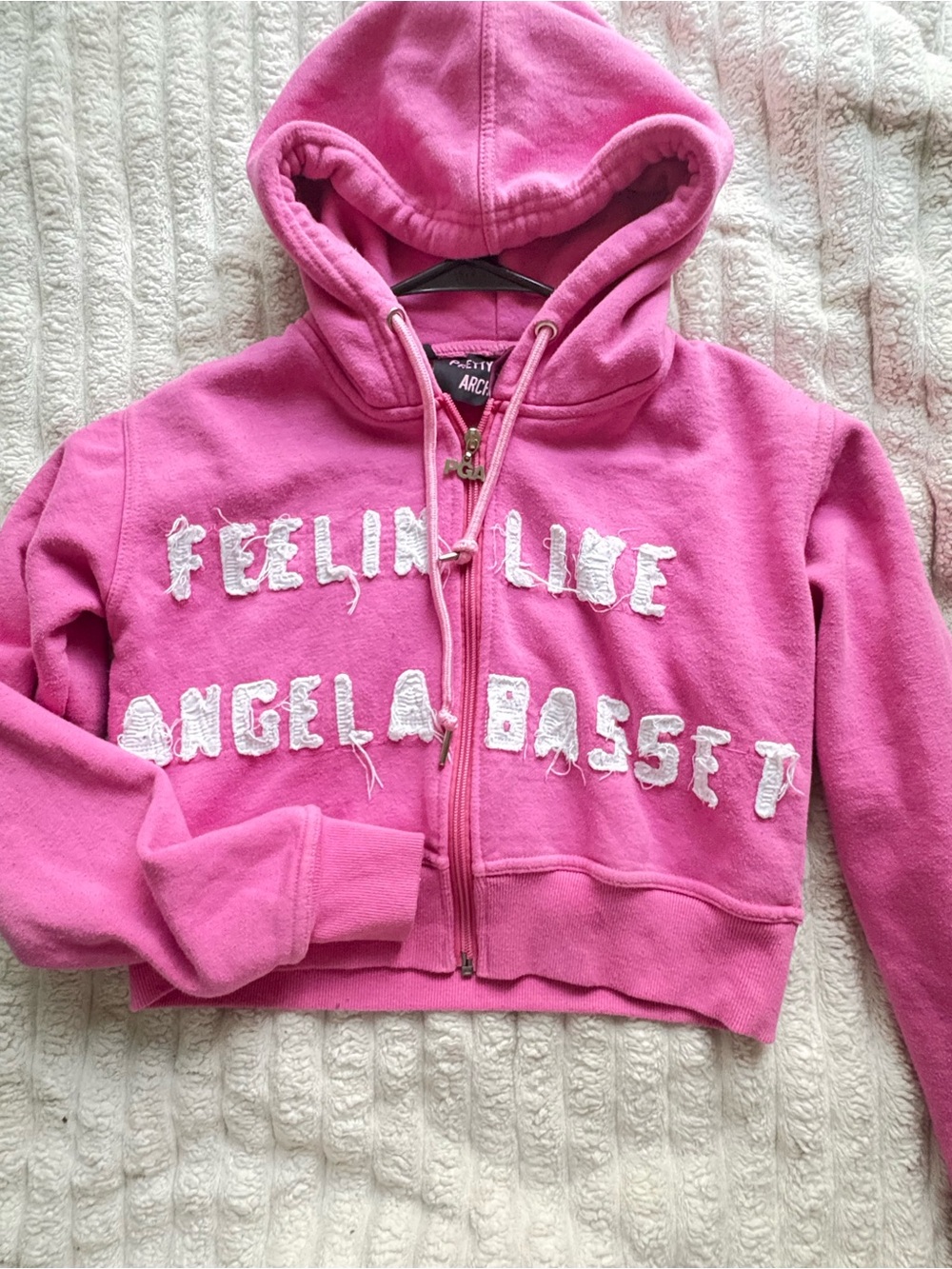 Latto “Georgia Peach” two piece pink Jogger Set